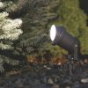 BUSH GRAFITOWY OPRAWA GRUNTOWA REFLEKTOR 1X GU10/ 10W IP65 ALUMINIUM LAKIEROWANE/ SZKŁO